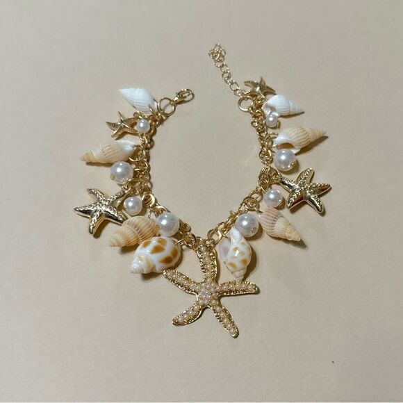 Boho pearl bracelet N735 - Picture 3 of 6